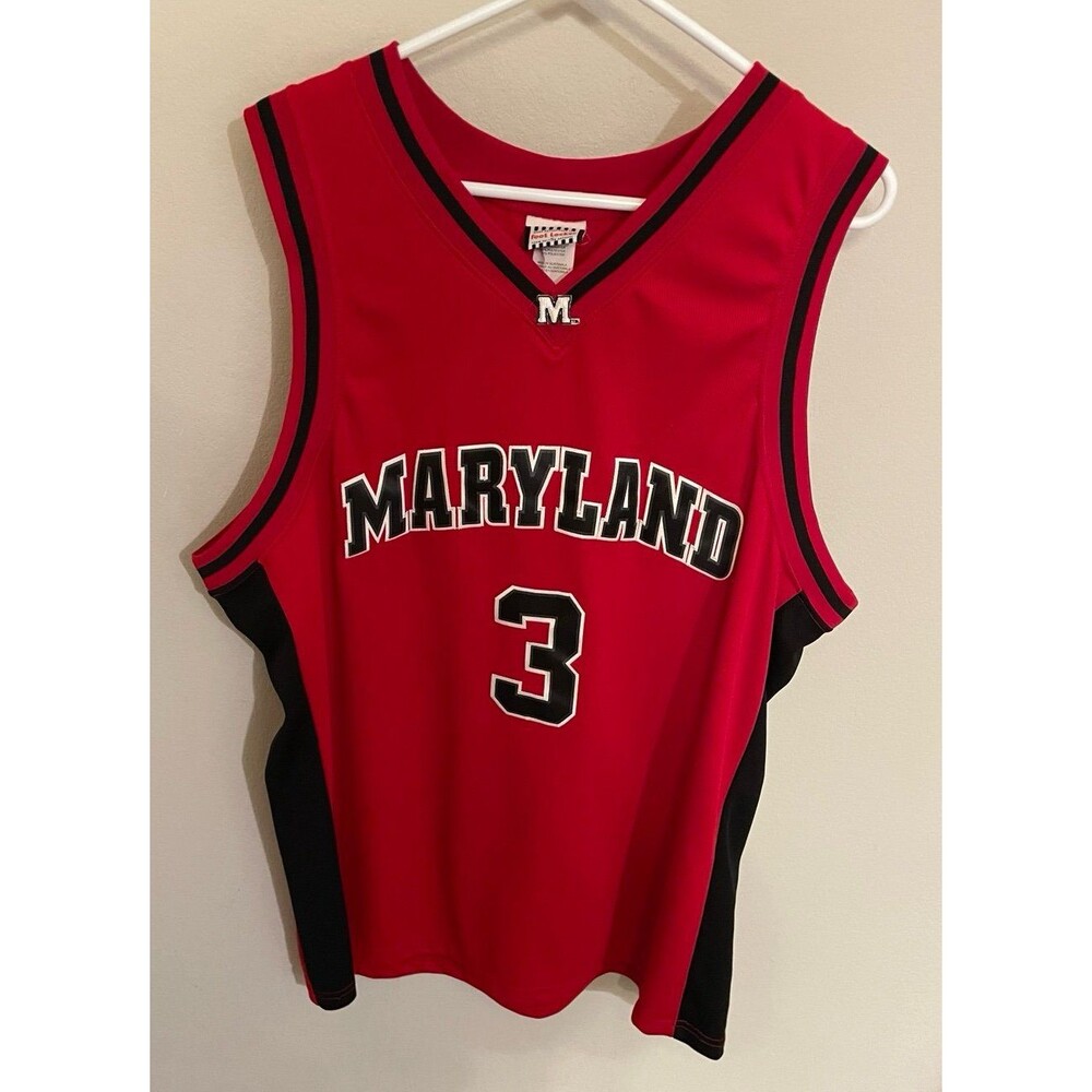 Vtg Foot Locker University of Maryland Men’s Basketball #3 Juan Dixon Jersey